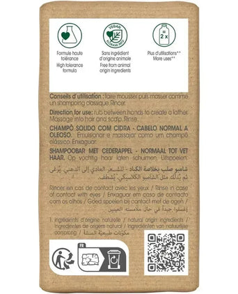 Klorane shampoobar Cederappel - vet haar (80 gr) - Hairgivers
