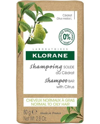 Klorane shampoobar Cederappel - vet haar (80 gr) - Hairgivers