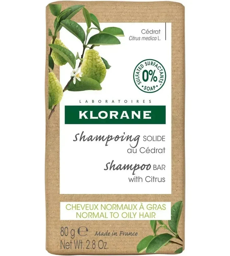 Klorane shampoobar Cederappel - vet haar (80 gr) - Hairgivers