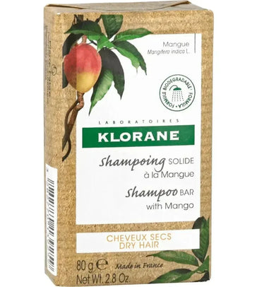 Klorane shampoobar Mango - droog haar (80 gr) - Hairgivers