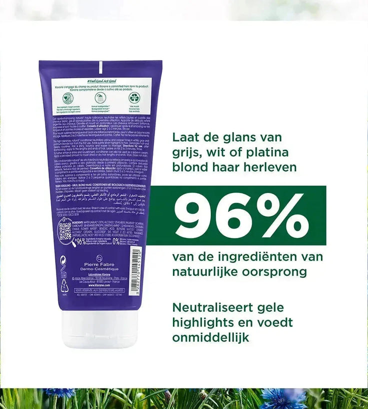 Klorane zilverconditioner Duizendguldenkruid (200 ml) - Hairgivers
