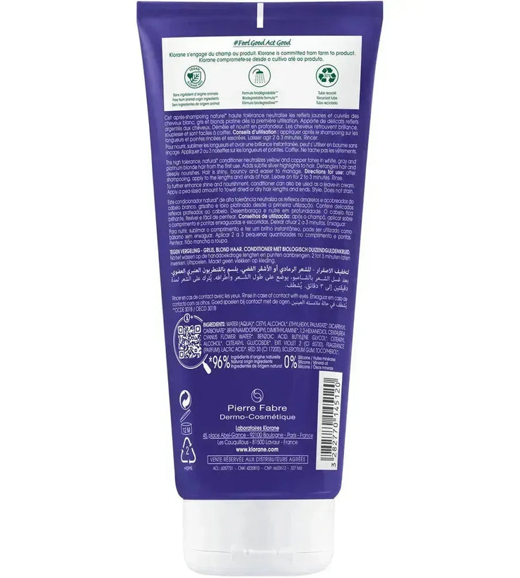 Klorane zilverconditioner Duizendguldenkruid (200 ml) - Hairgivers