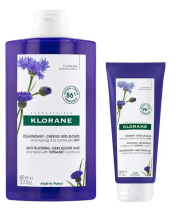 Klorane zilvershampoo + conditioner - Hairgivers