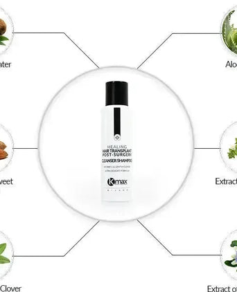 Kmax hair transplant cleanser shampoo - Hairgivers