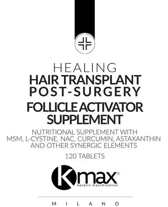Kmax hair transplant follicle activator supplement - Hairgivers