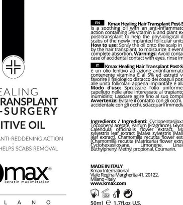 Kmax hair transplant lenitive oil Kmax hair transplant lenitive oil - Hairgivers