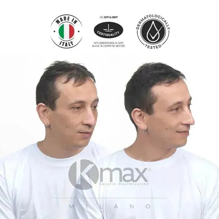 Kmax keratine haarvezels - Donkergrijs (5 gr) - Hairgivers