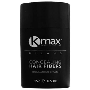 Kmax keratine haarvezels - Zwart (15 gr) - Hairgivers