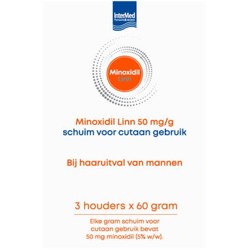 Linn Minoxidil 5% foam 3-pack (3x100ml) - Hairgivers