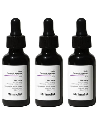 Minimalist Hair Density Serum 18% haargroei serum (3-pack) - Hairgivers