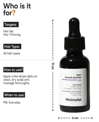 Minimalist Hair Density Serum 18% haargroei serum - Hairgivers