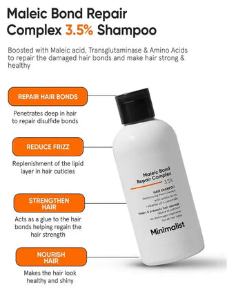 Minimalist Maleic Bond Repair Complex behandeling - Hairgivers