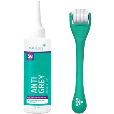 Neofollics anti-grey serum + scalp roller - Hairgivers