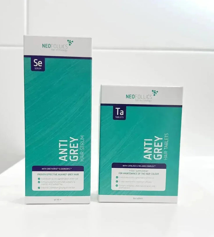 Neofollics anti-grey serum + tablets combinatiepakket - Hairgivers