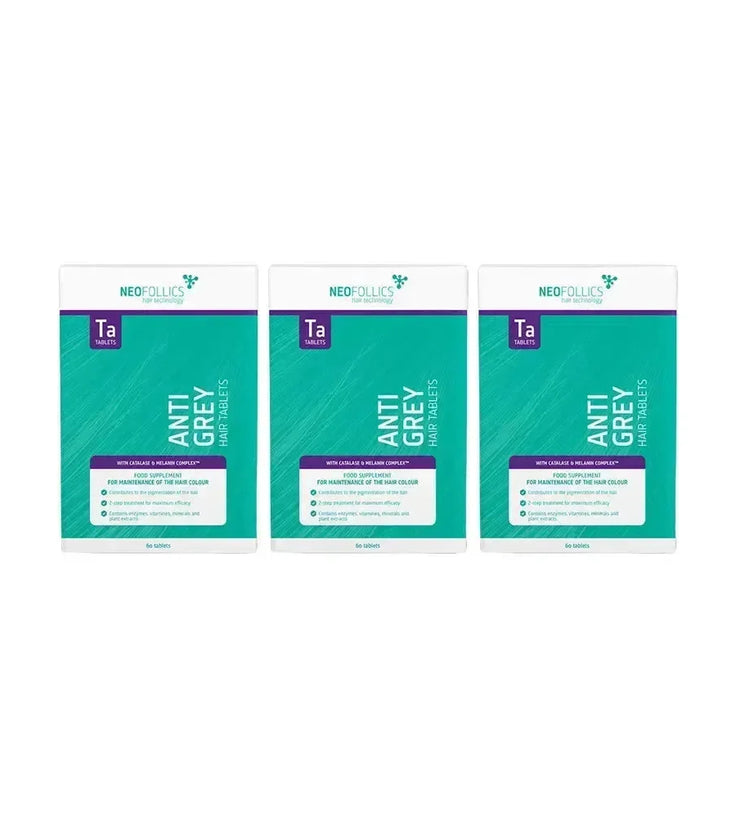 Neofollics anti-grey tablets (3-pack) - Hairgivers