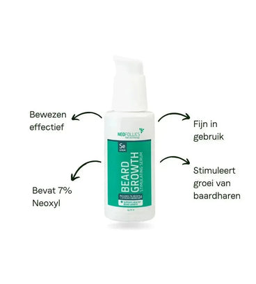 Neofollics baardgroei serum 3-pack (7% Neoxyl) - Hairgivers