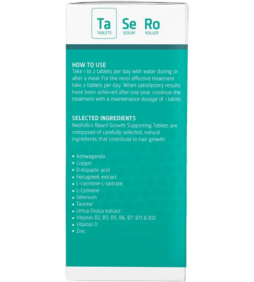 Neofollics baardgroei tablets - Hairgivers