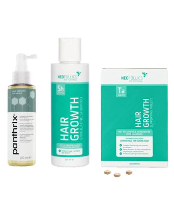 Panthrix haargroei serum + Neofollics shampoo & tablets - Hairgivers