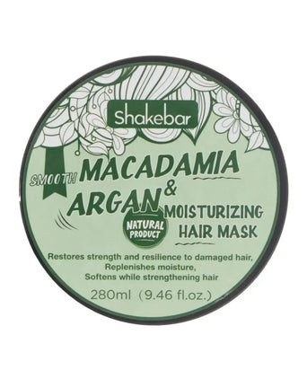 Shakebar Macadamia & Argan Oil moisturizing haarmasker - Hairgivers