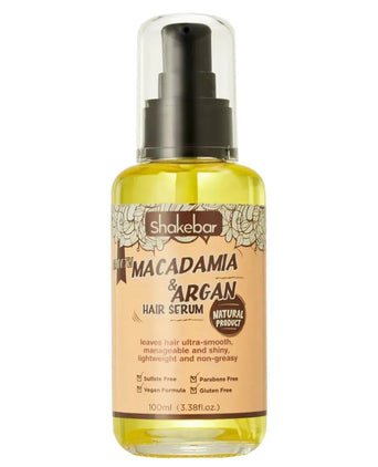 Shakebar Macadamia & Argan Oil moisturizing haarserum - Hairgivers