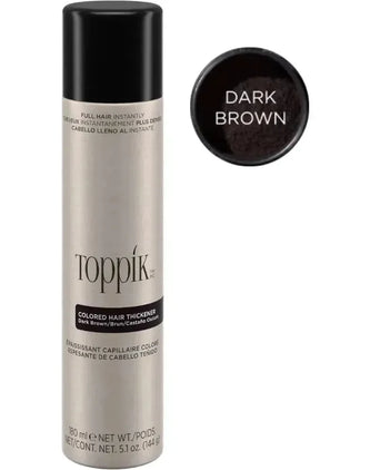 Toppik hair thickener kleurenspray - donkerbruin - Hairgivers