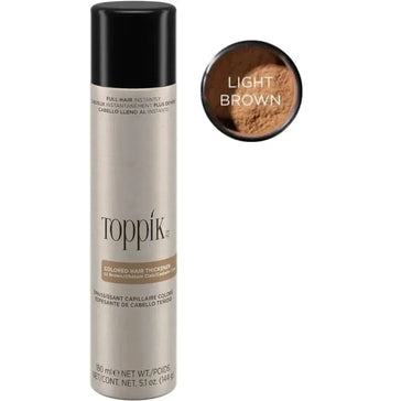 Toppik hair thickener kleurenspray - lichtbruin - Hairgivers