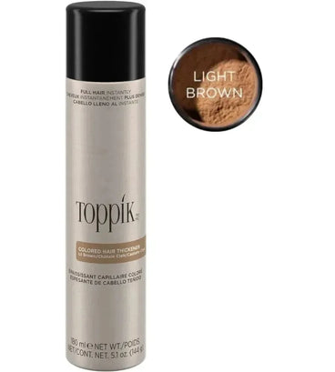 Toppik hair thickener kleurenspray - lichtbruin - Hairgivers