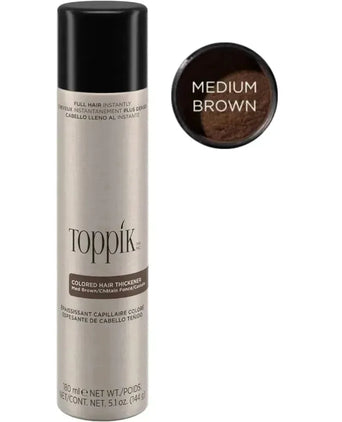 Toppik hair thickener kleurenspray - medium bruin - Hairgivers