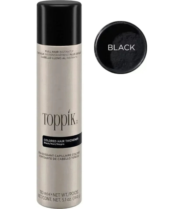 Toppik hair thickener kleurenspray - zwart - Hairgivers