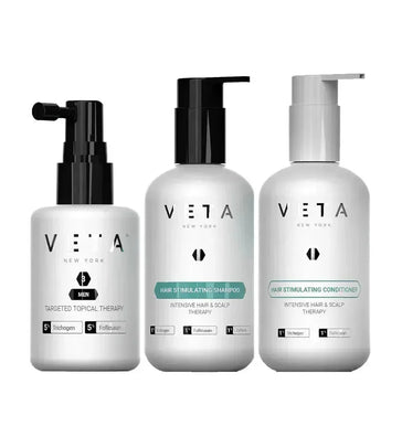 Veta shampoo + conditioner + serum (man) Veta haargroei behandeling (man) - Hairgivers