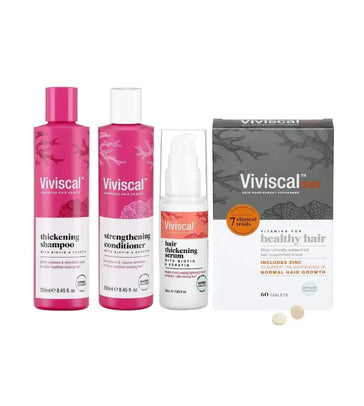 Viviscal shampoo + conditioner + serum + tablets (man) Viviscal hair thickening behandeling (man) - Hairgivers