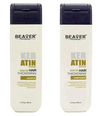 Beaver keratine shampoo + conditioner combinatiepakket