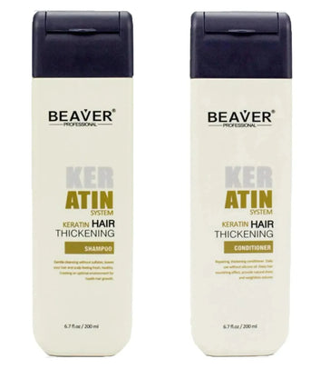 Beaver keratine shampoo (200 ml) + conditioner (200 ml) Beaver keratine shampoo (200 ml) + conditioner (200 ml) - Hairgivers