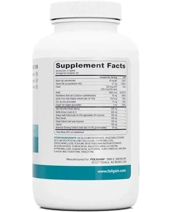 Foligain haargroei capsules (120 capsules) - Hairgivers