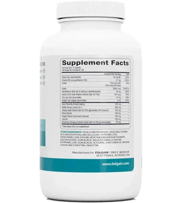 Foligain haargroei capsules (120 capsules) Foligain haargroei capsules (120 capsules) - Hairgivers