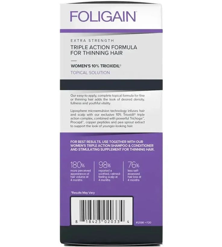 Foligain lotion vrouw (10% Trioxidil) - Hairgivers