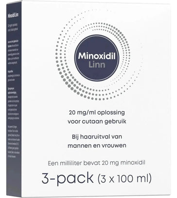 Linn Minoxidil 2% lotion 3-pack (3x100 ml) Linn Minoxidil 2% lotion 3-pack (3x100 ml)
